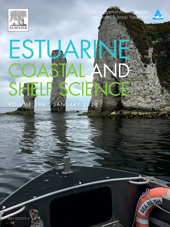 Go to journal home page - Estuarine, Coastal and Shelf Science